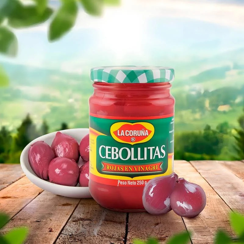 Cebollitas rojas en Vinagre